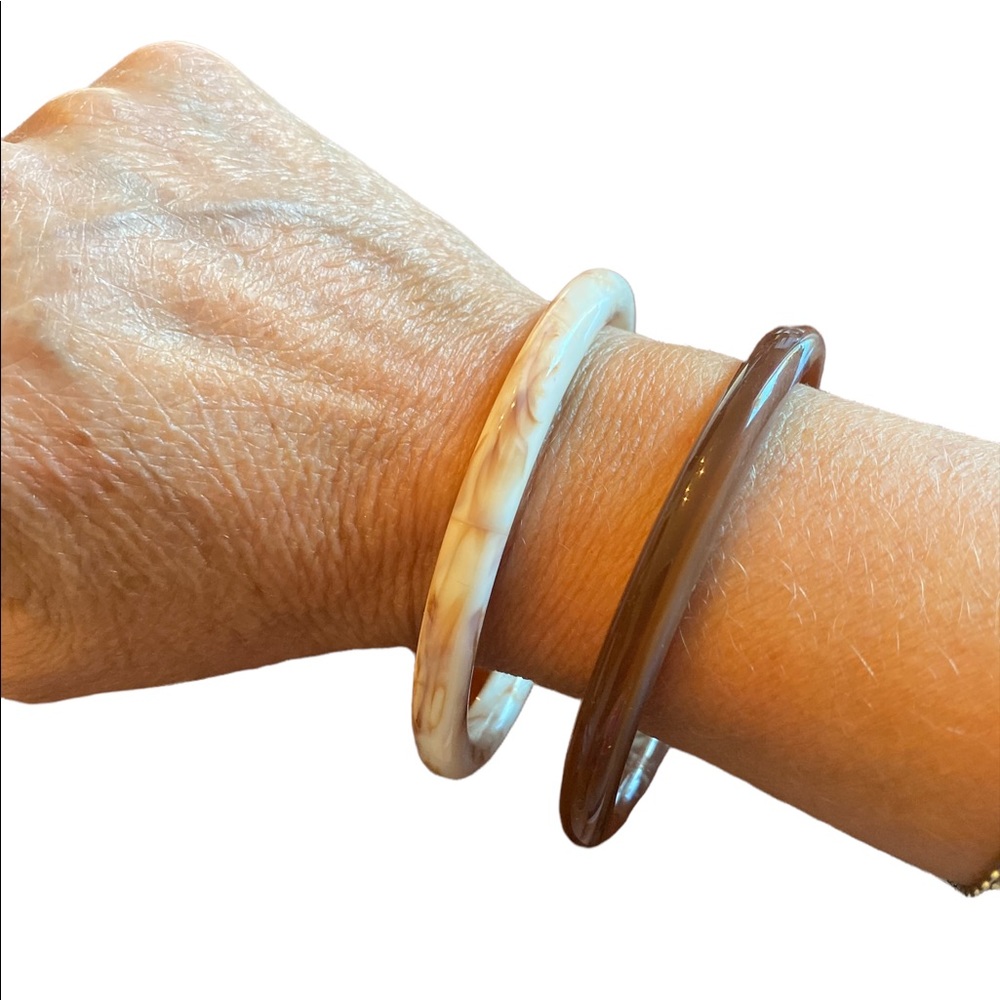 2 Piece Earth Toned Bangle Bracelets